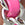 Hot Pink/Silver Swatch