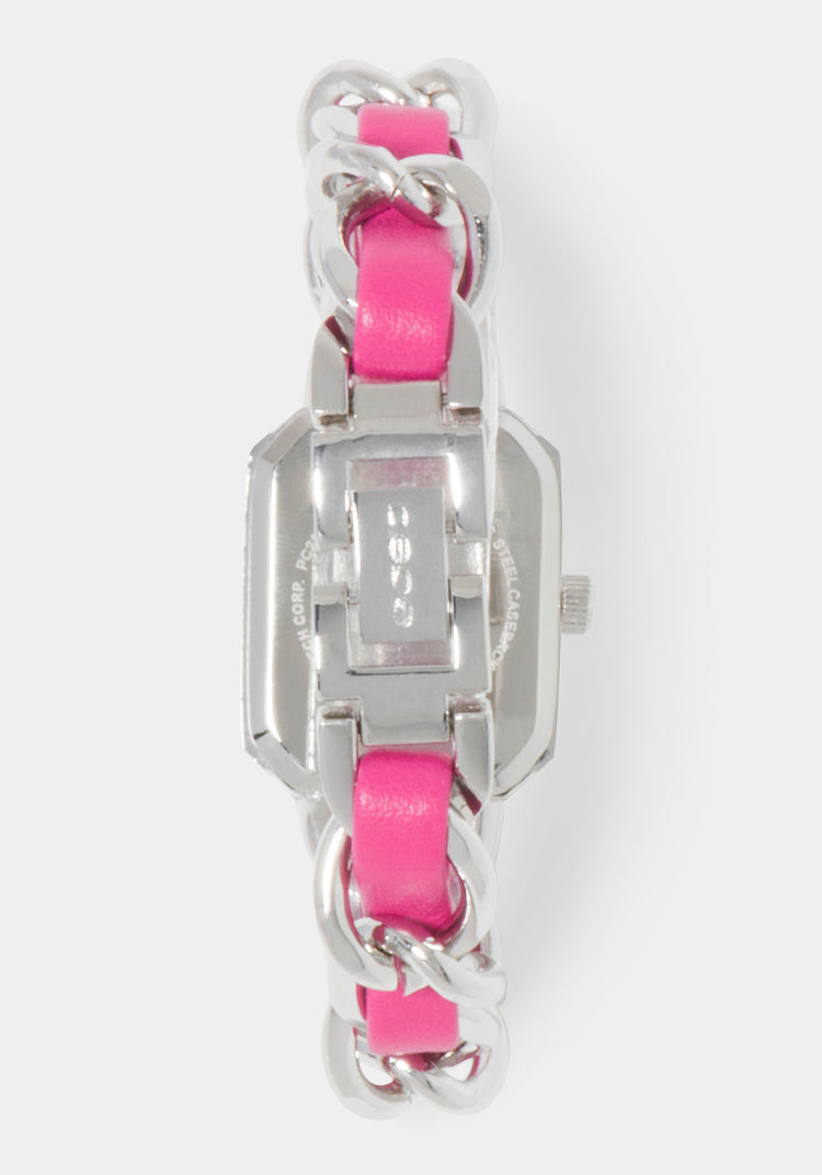 Hot Pink/Silver