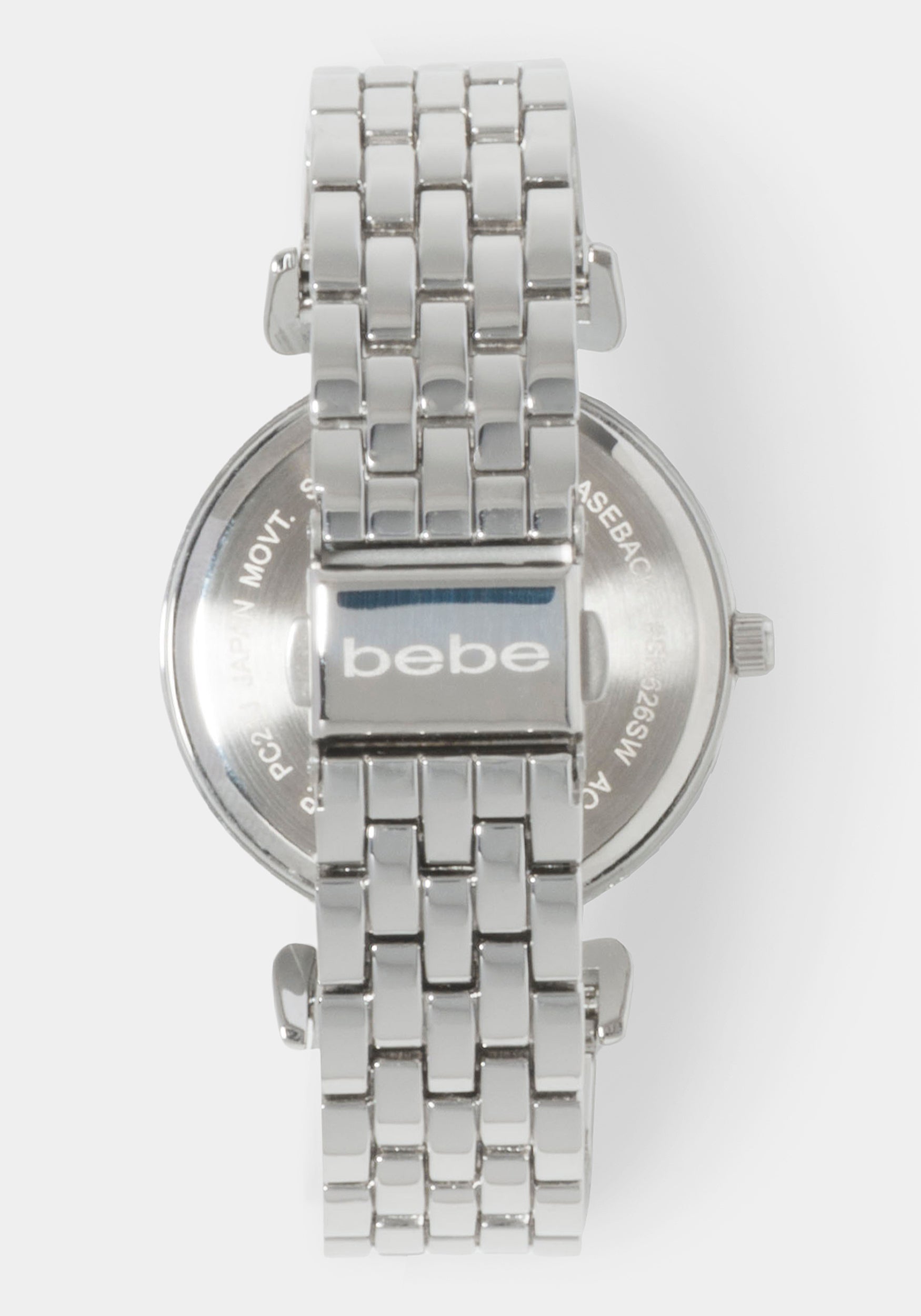 USA bebe ビビ ラインストーン ブリンブリン 腕時計 ウォッチ Baby Pink Strap Watch With Crystal Bezel – bebe