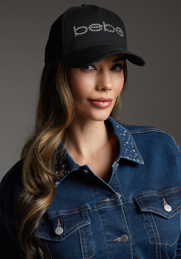 Bebe Black Rhinestone Cap - OSFM bebe | Accessories | Bebe Sports Hat Cap Black Adjustable 6  main image 3