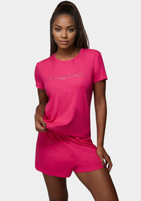 Front View-Sienna Short Set-Fuchsia Purple
