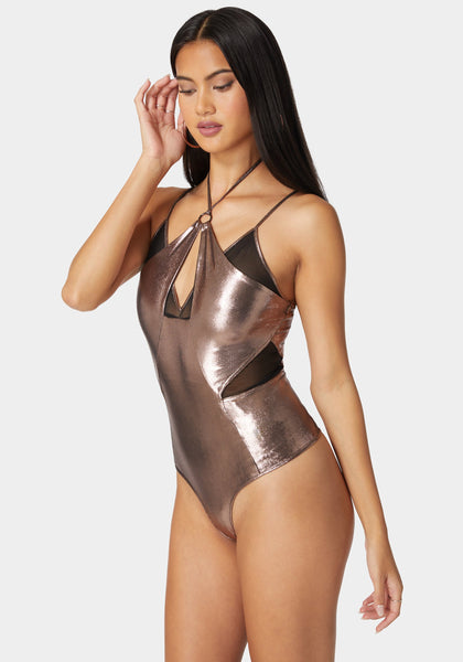 トップス fetico MESH COMBINED VELOUR BODYSUIT VELVET & MESH COMBINED BODYSUIT｜FETICO フェティコ