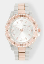 Two-Tone Silver & Rose Gold