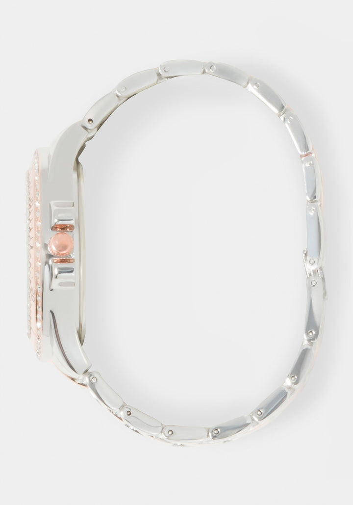 Two-Tone Silver & Rose Gold