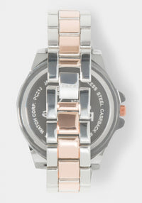 Two-Tone Silver & Rose Gold