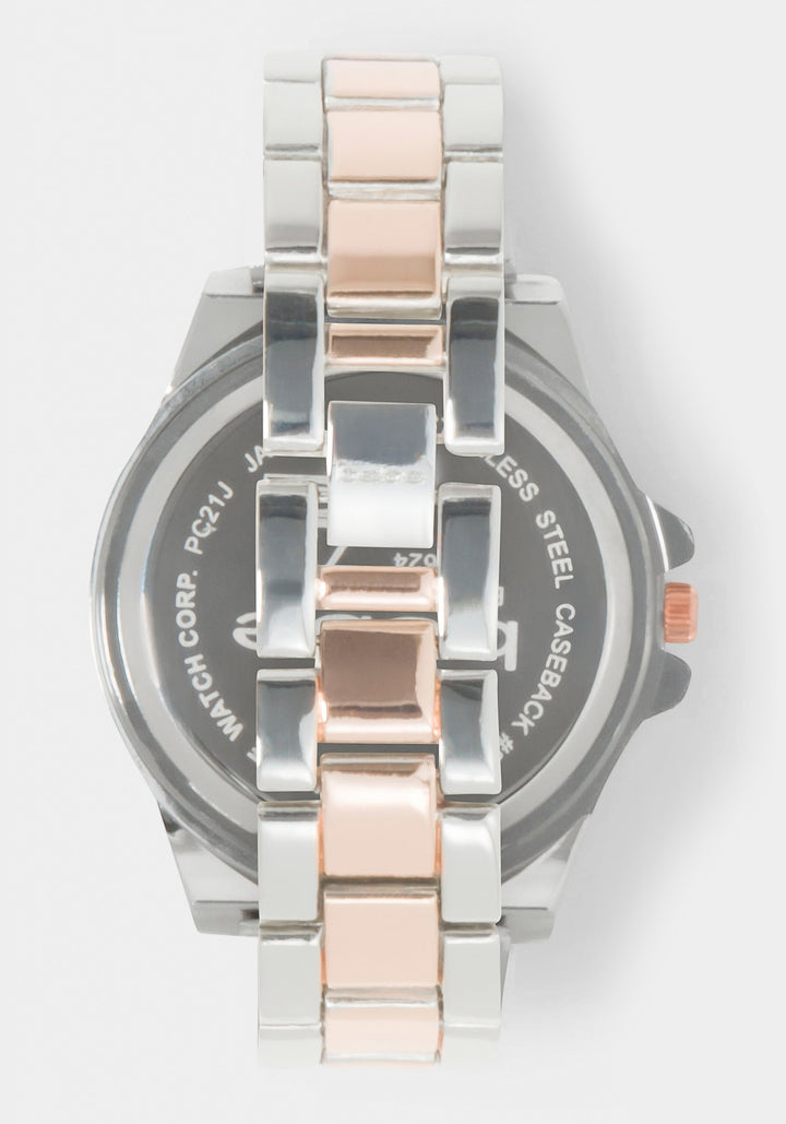 Two-Tone Silver & Rose Gold