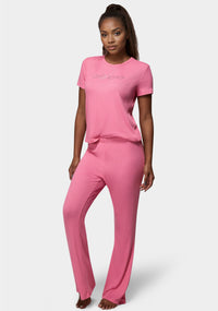 Side View-Amora Lounge Set-Aurora Pink