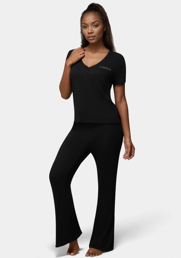 Side View-Better Thangs Lounge Set-Black Beauty