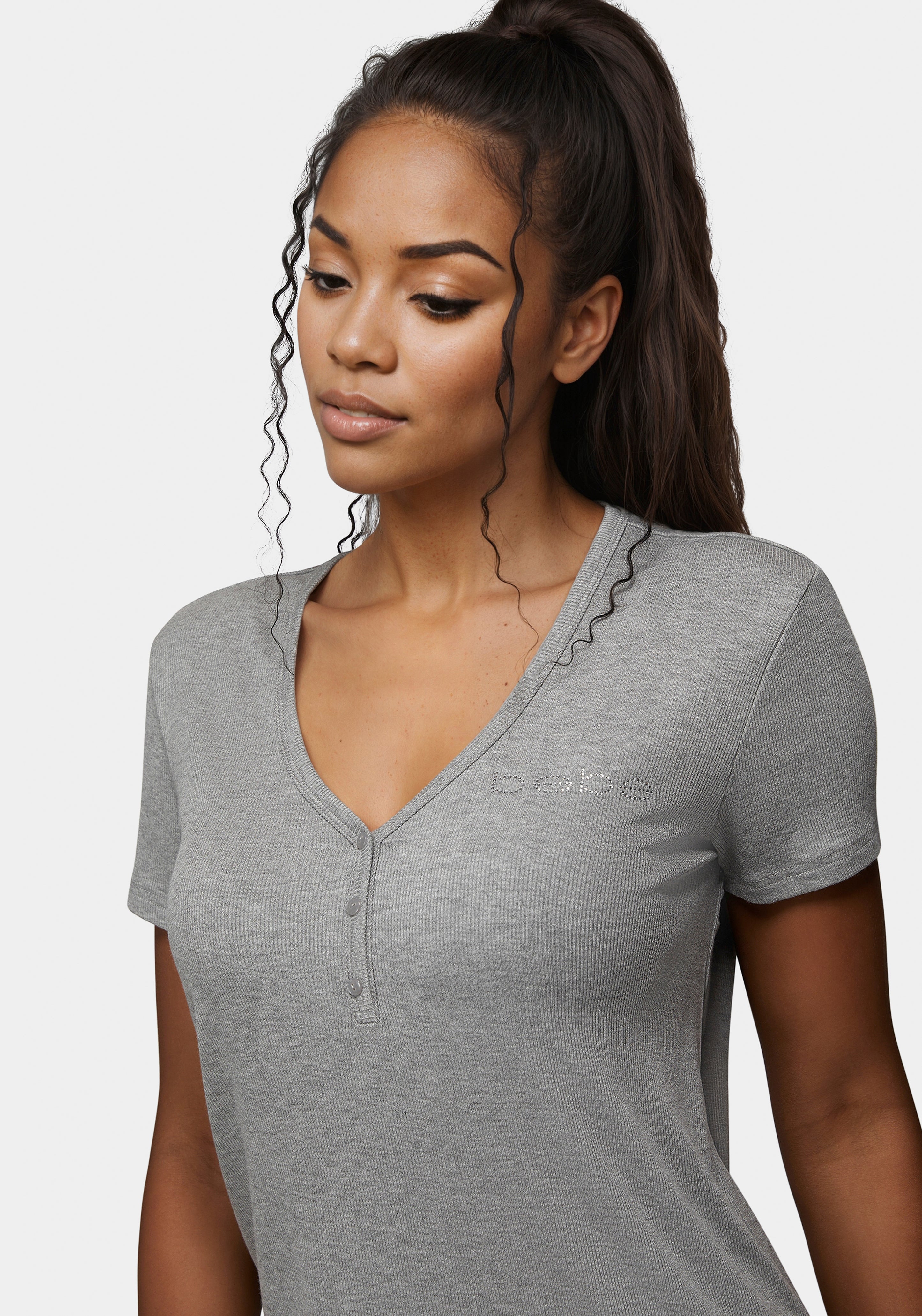 Other View-Better Thangs Lounge Set-Grey Heather