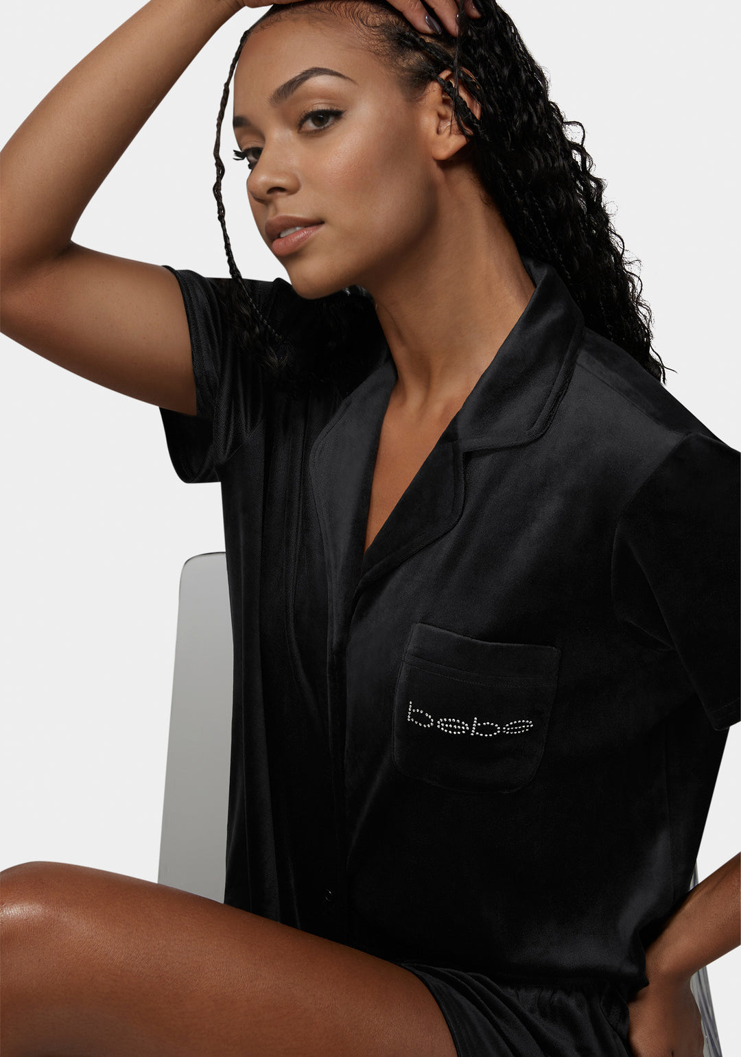 Other View-Cici Short Set-Black Beauty