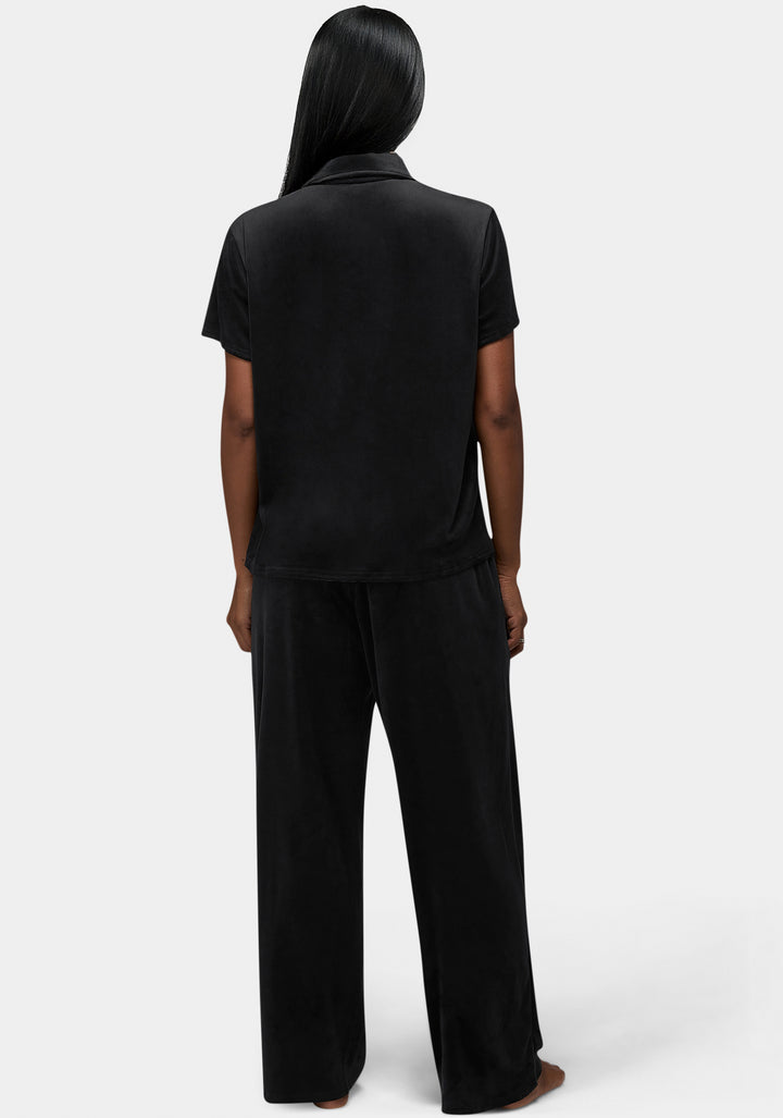 Back View-Cici Pant Set-Black Beauty