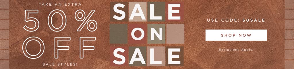 Shop Extra 50% OFF Sale on Sale | Code: 50SALE