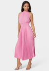 Sleeveless Pleated Dress