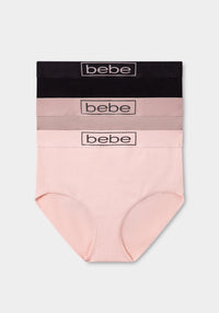 Seamless Shaping Brief 3-Pack - Medium Control (Blush)