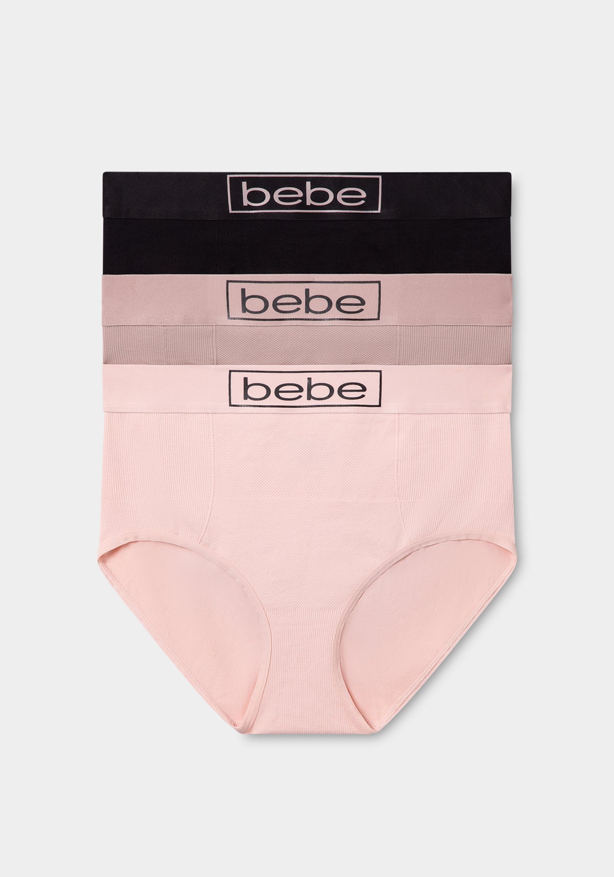 Seamless Shaping Brief 3-Pack - Medium Control (Blush)