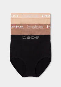 Seamless Shaping Brief 3-Pack - Medium Control (Black)