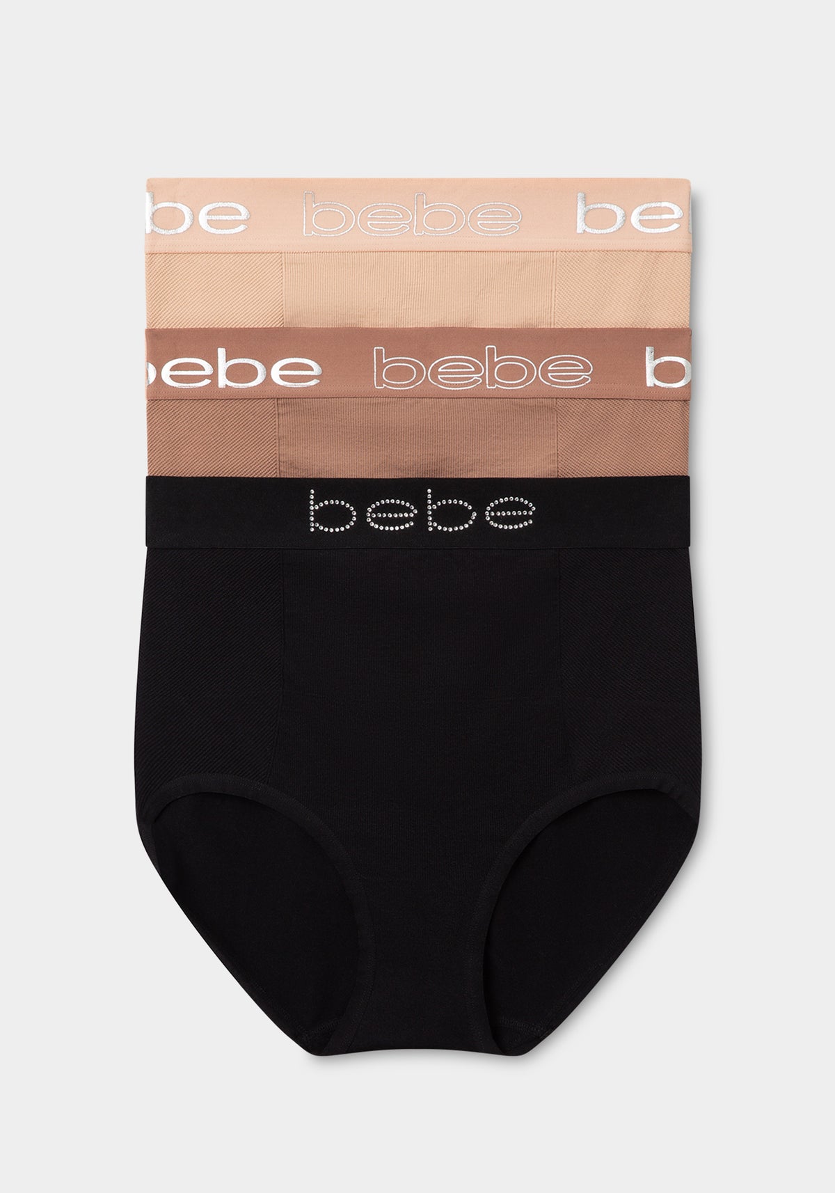Seamless Shaping Brief 3-Pack - Medium Control (Black)