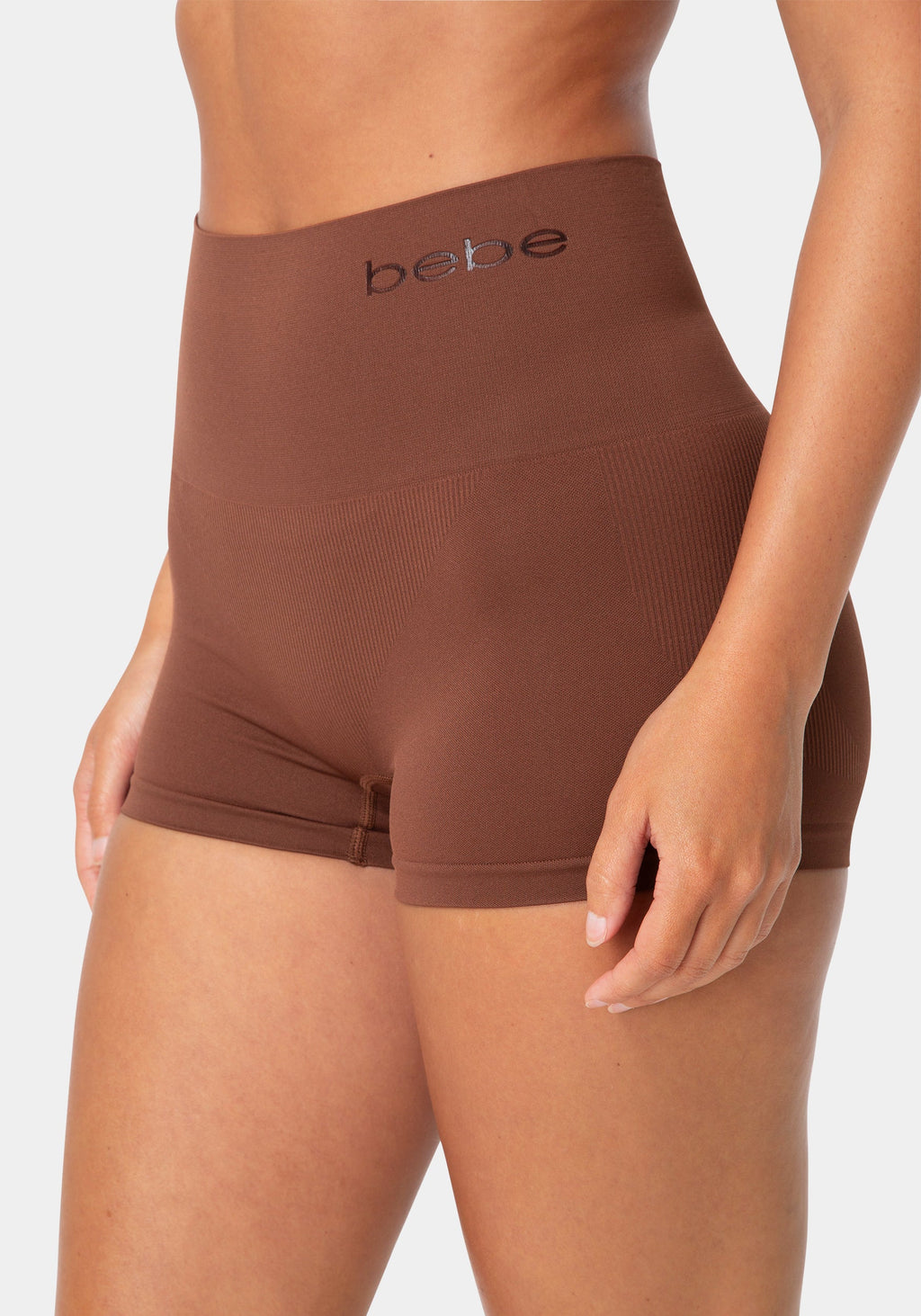 Side View-Hi-Rise Seamless Shaping Shorts 3-Pack-BLACK