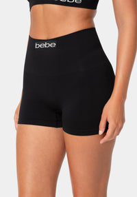 Side View-Hi-Rise Seamless Shaping Shorts 3-Pack-BLACK