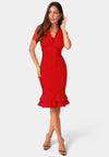 Bandage Dress with Lace Detail