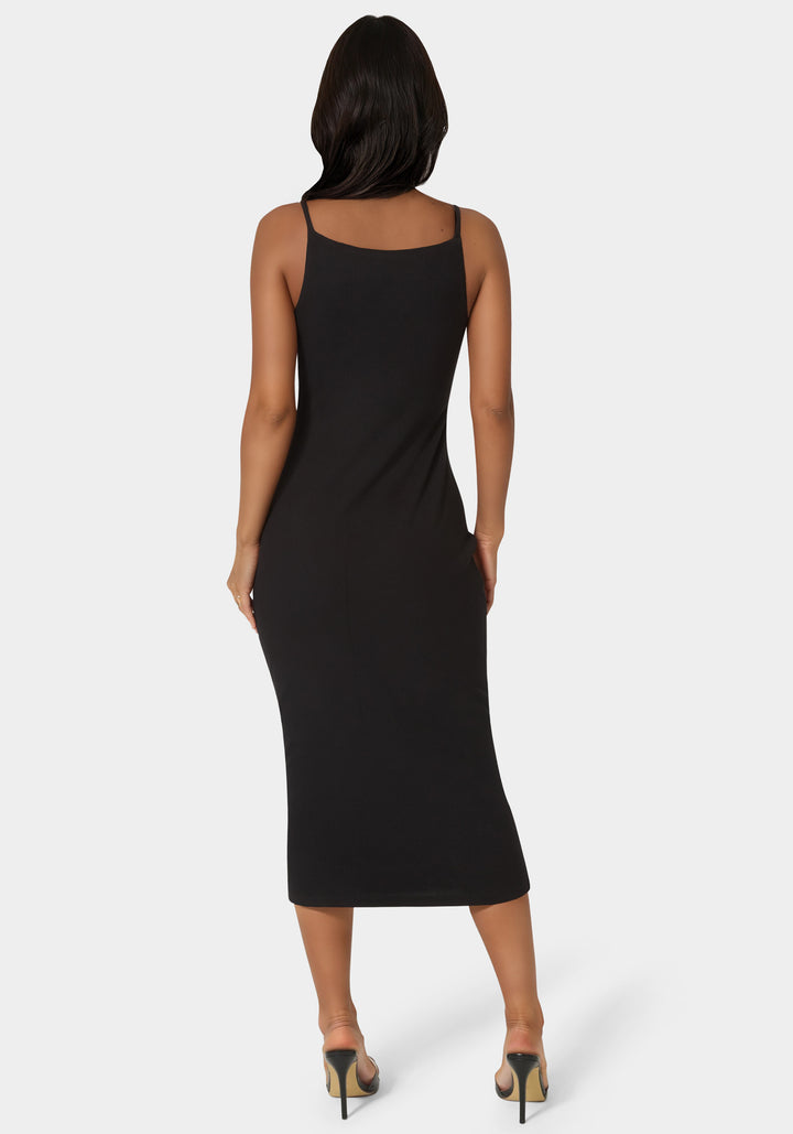 Square Neck Slim Maxi Dress