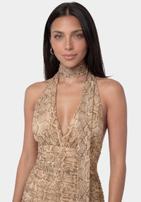 Other View - Animal Print Maxi Dress