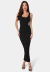 Crochet U-Neck Maxi Dress