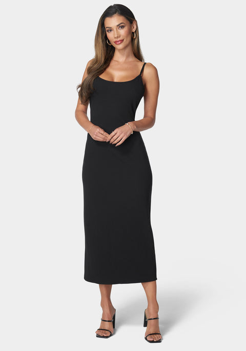 fitted lace wedding dress Joseph Viscose Rib Knit Dress - Size S - Black main image 1