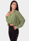 SHEER BUBBLE BLOUSE