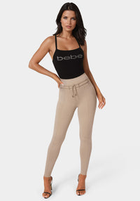 Additional view - High Waist Thin Belts Legging - Bare Affair