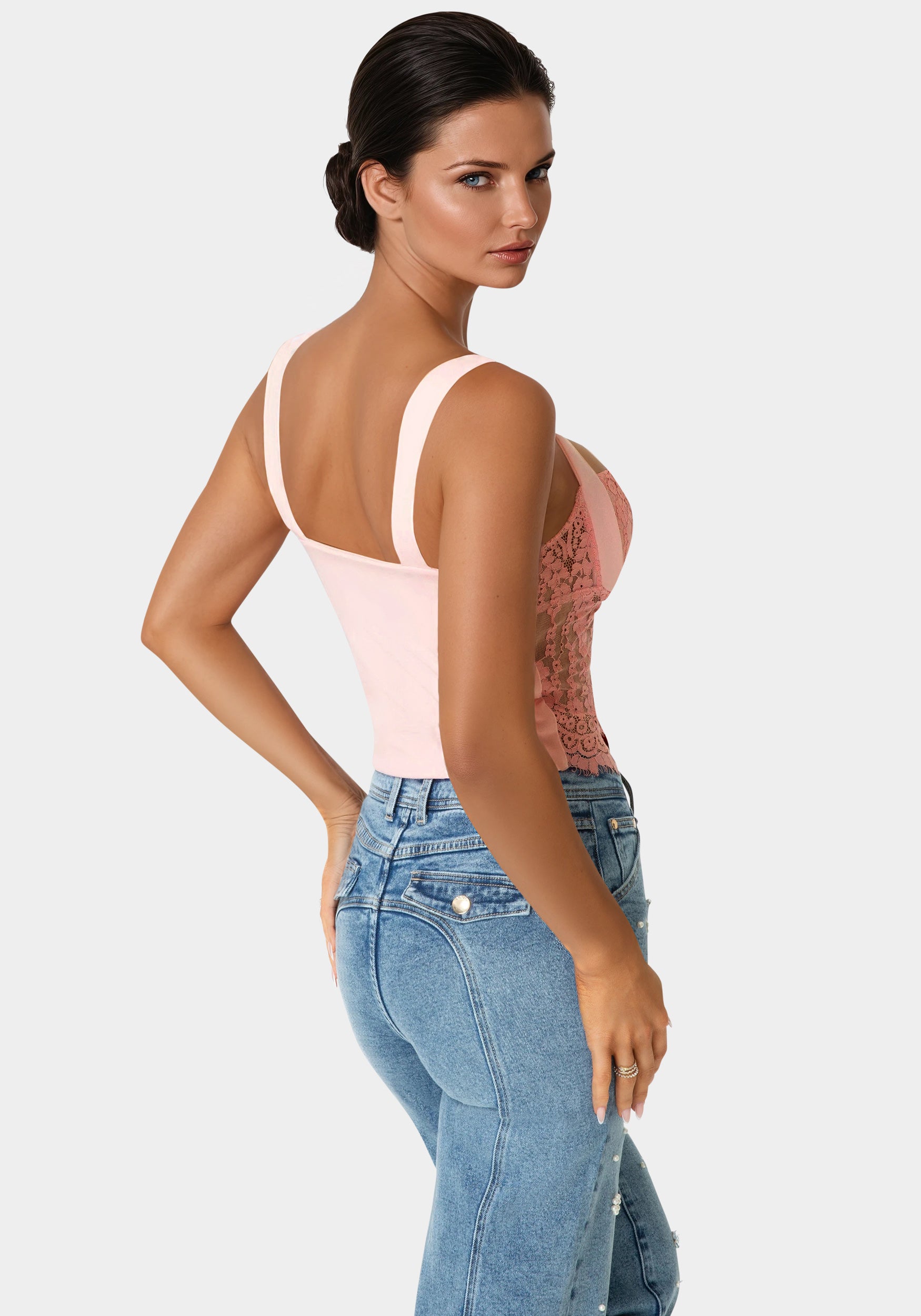 Lace Sweetheart Top – bebe