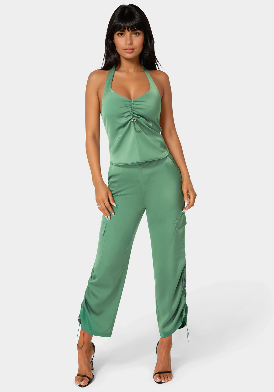 Addiotional view - Cargo Jogger Pant - Matcha Green