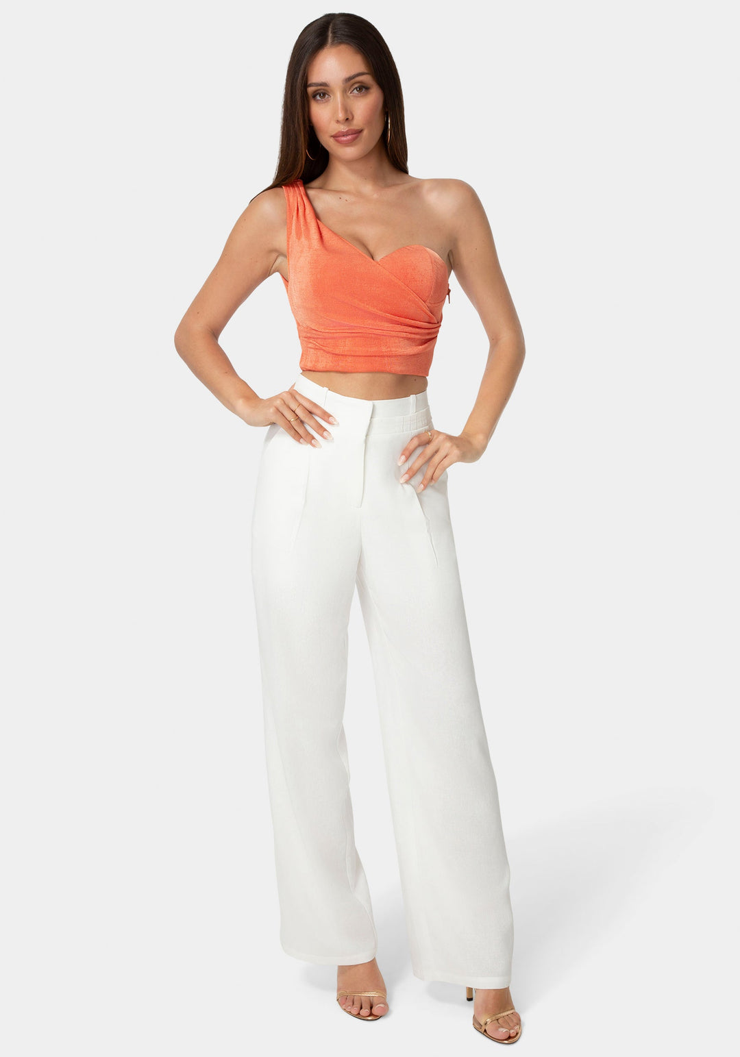 Other View-Pleated Linen Wide Leg Pant-WHITE ALYSSUM