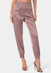 Liquid Satin Cargo Joggers