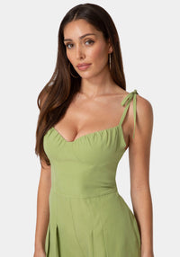 Other View-Linen Romper-JALAPENO GLOW