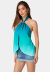 Resort Halter Flowy Top