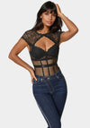 Lace & Mesh Bodysuit