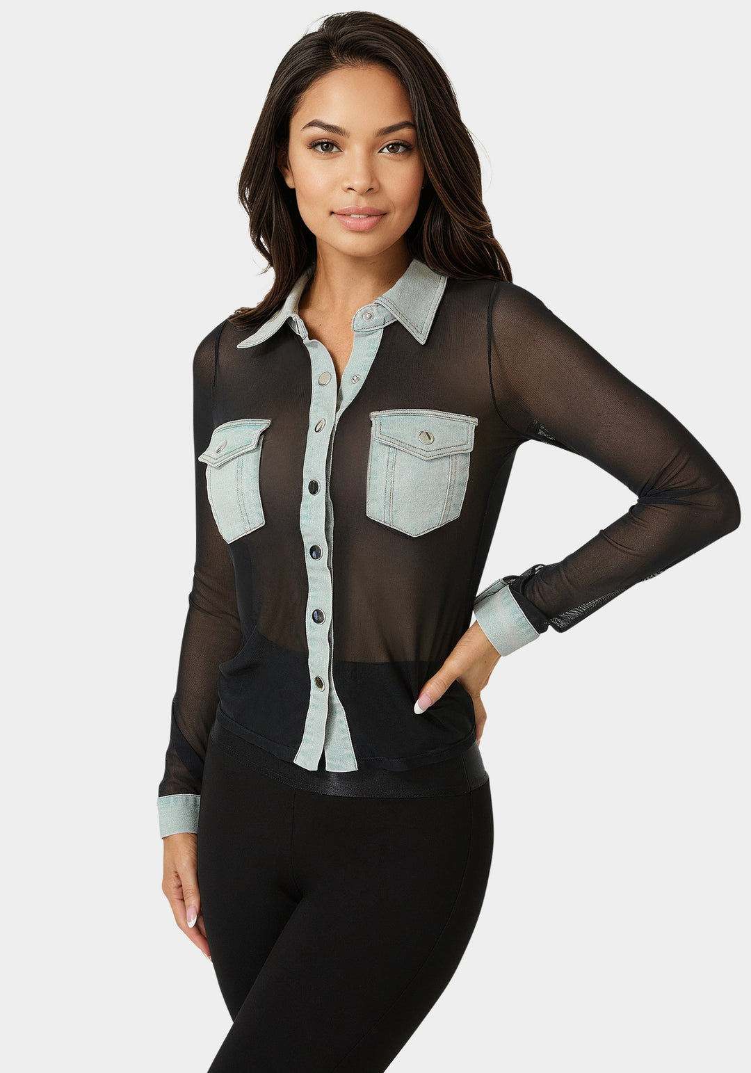 Black/Chiara Blue Wash