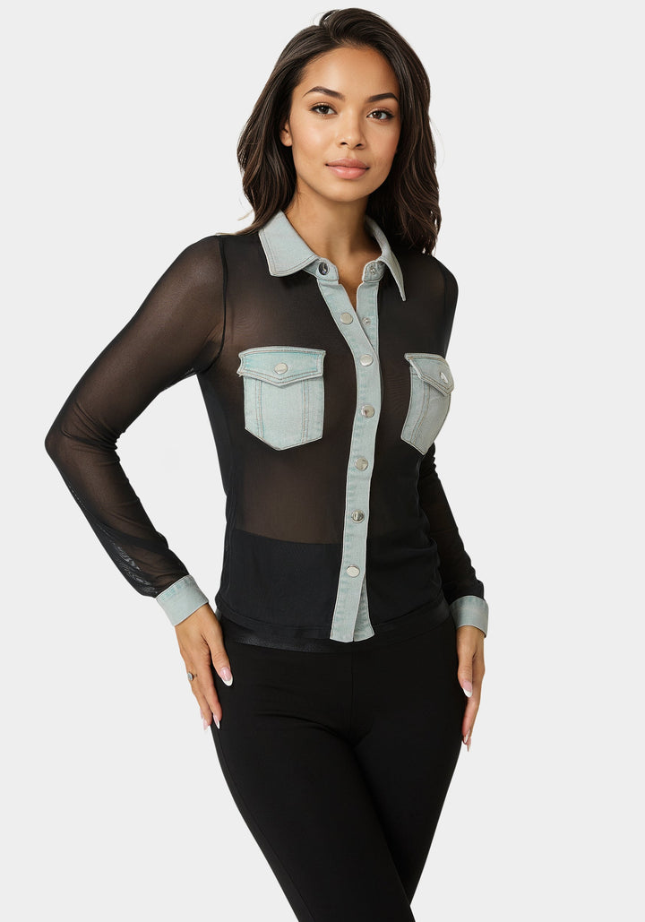 Black/Chiara Blue Wash