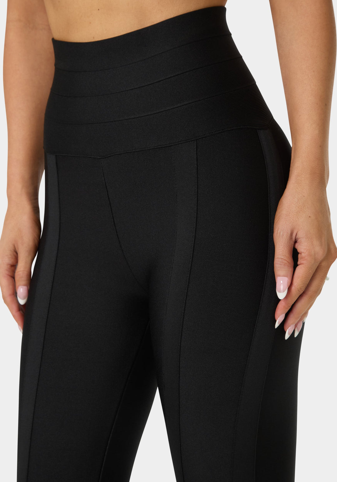 Other View-High Waist Bandage Legging-Black