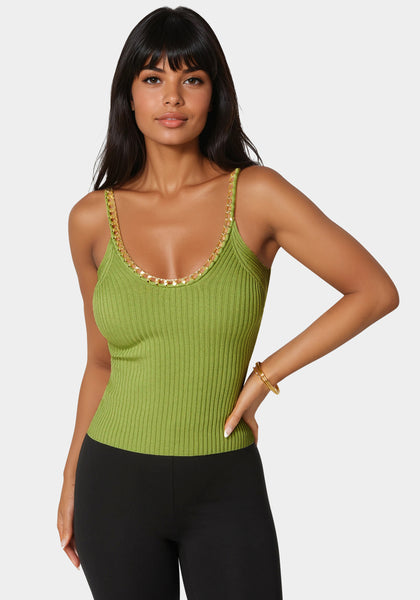 frill cup in ribbed knit - HIAND