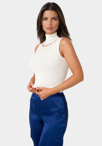 Cable Knit Tank Top
