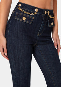 Other View-MINI BOOTCUT DENIM-RAW INDIGO WASH