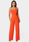 Fluid Crepe Palazzo Leg Jumpsuit