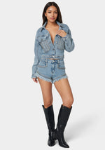 Studded Denim Jacket