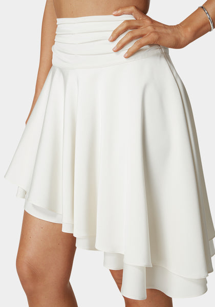 スカート NOTHING EVERYTHING / SATIN ASYMMETRICAL SKIRT (3COLORS) Asymmetric Satin Midi Skirt | bebe