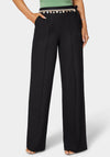 High Waist Linen Straight Leg Pant
