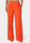 High Waist Straight Flared Pant