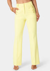 Tailored High Waist Straight Leg Pant