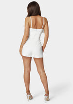 Puff Detail Bridal Romper
